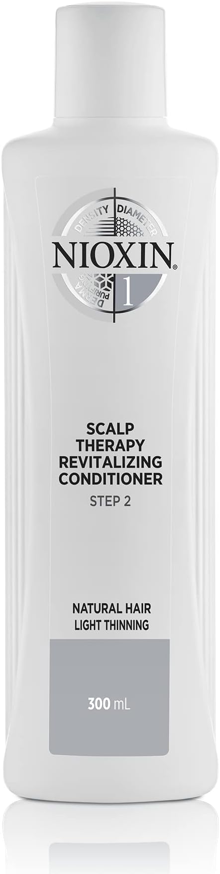 Nioxin 3-Part System | System 1 | Natural Hair with Light Thinning Hair Treatment | Scalp Therapy | Hair Thickening Treatment