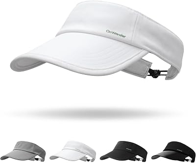 Sport Sun Visor Hat for Women and Men,Lightweight Cooling Sweatband Hat for Golf,Running,Tennis