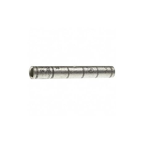 Burndy YS4C Hylink Splice Long Barrel, 4 str. AWG Conductor, 2.55" Length,Gray