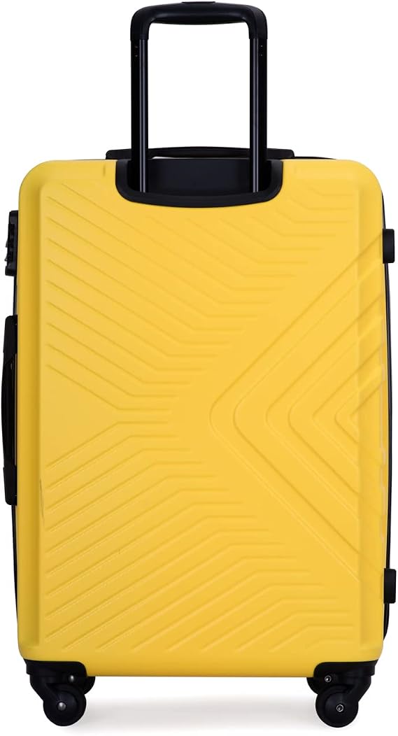 Hardside Spinner Luggage, Yellow, 20 Inch