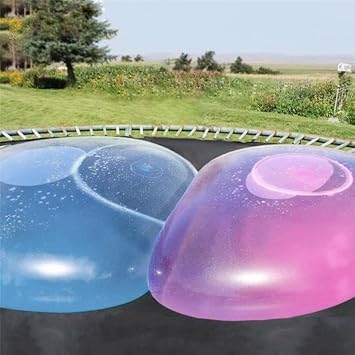 Jelly Bubble Ball Inflatable Fun Ball Amazing Super Bubble Ball Outside Giant Inflatable Water Ball Beach Garden Ball Soft Rubber Ball for Outdoor Indoor Party Play