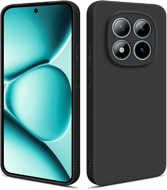 HSP Case for Xiaomi Redmi Note 15 Pro+ 5G Silicone Mobile Phone Case Black Camera protection matt precise cut-outs raised edges mobile phone protective case silicone case phone cover silicone