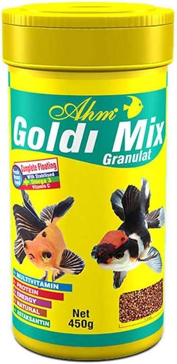 Ahm Goldi Mix Granulat 100 Ml Balık Yemi