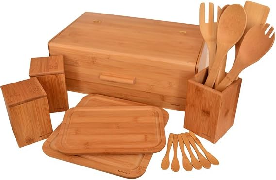 Bambum B2757 Kitchenhed - 19 Pcs Kitchen Set, Brown
