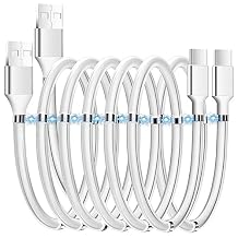AICase Magnetic Charging Cable,(3FT) Super Organized Charging Magnetic Absorption Nano Data Cable for Galaxy S23/S22 Ultra S21 S10E S9 Note 20 10 9 8 Pixel, LG V30 G6, Nintendo OnePlus 5, 2 Pack