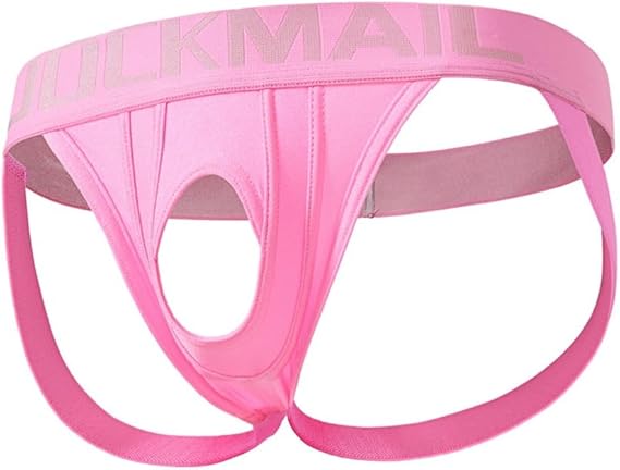 JOCKMAIL Herren Jockstrap Low Rise Cutout Design Jockstraps Atmungsaktiv Figurformend für Sport und Alltag