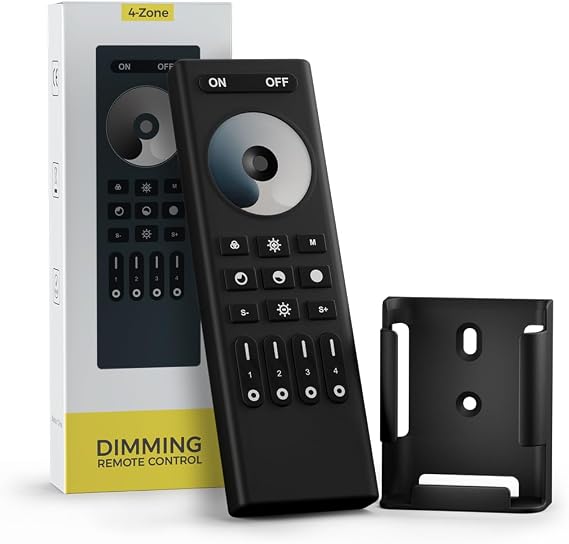 SEZO RC01RFB Dimming 2.4G RF Wireless Controller 4-Zone Remote