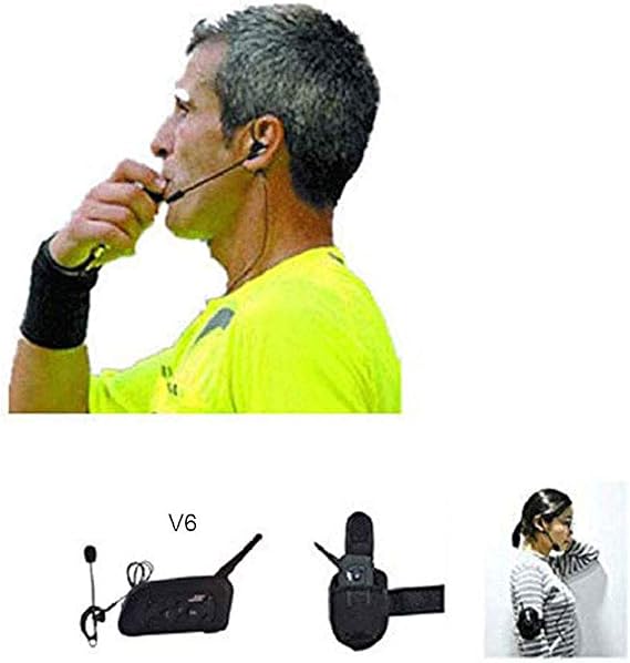 Referee Headset 1 Referee Radio V6 Soccer Wireless Comunicador Football Headsets Referee Communication System