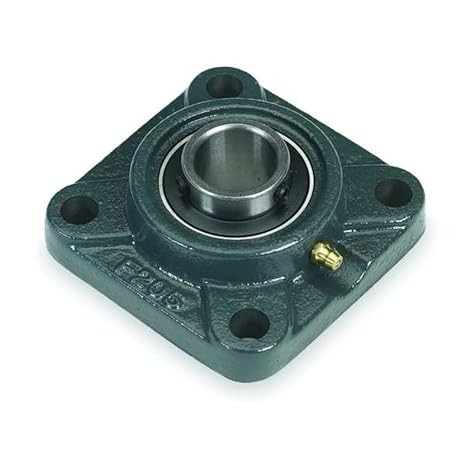 Flange Bearing,4-Bolt,Ball,1-3/16" Bore