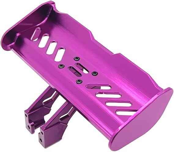 RC Car Parts for WLtoys for Rlaarlo 1/14 1/12 Metal Tail Bracket Fin Remote Control Car Tracked Vehicle Parts and Accessories Upgrade Replacement Use(Purple)