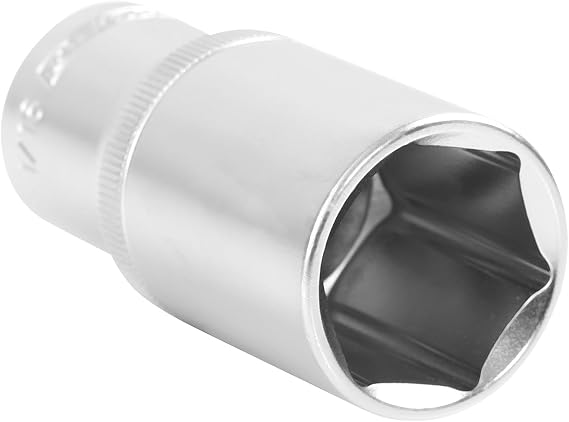 OEMTOOLS 22429 1/2 Inch Drive Deep Socket, 1 1/16 Socket, 6 Point for Tight Access Jobs, Chrome Finish, Posi-Grip, Automotive Hand Tool