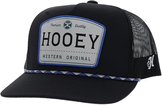 HOOEY Men's Black Trip Cap