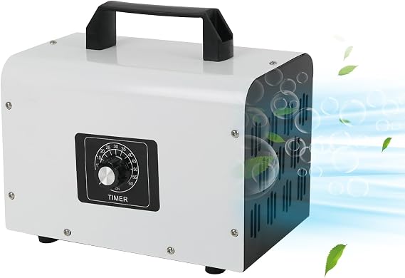 Ozone Generator 60000 mg/h High Ozone Machine, Air Ozone Purifier, Negative Ion Generator Odor Eliminator for for Home Pet Car Smoker Kitchen