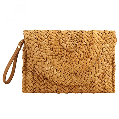 YYW Summer Straw Clutch Envelope Woven Shoulder Bag Crossbody Handbag Purse Wallet for Women | Summer, Straw, Envelope, Woven