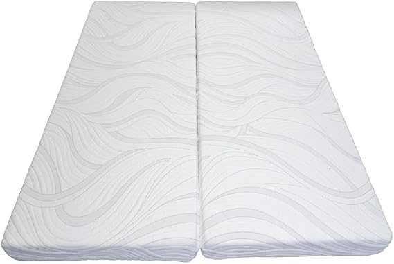Camping World Cozyway Vertical Bifold RV Short Queen Mattress, 6 in Thick | 75 x 60 in, folds for slide-out bedrooms, breathable comfort core, CertiPUR-US certified foams, ships in a box