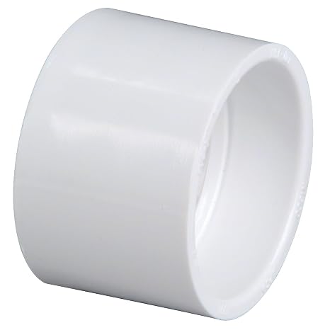 NIBCO Fig No U4801, 1-1/2 in. PVC DWV Coupling Hub, Solvent Weld