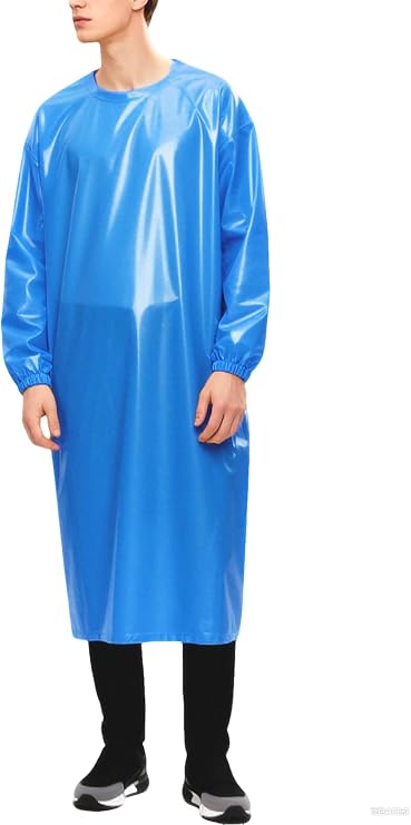 SUJAN Lightweight TPU Rubber Plastic Waterproof Apron with Sleeves | Excels in freezing cold rooms. Soft TPU material stays flexible at minus thirty degrees for handling messy winter tasks.