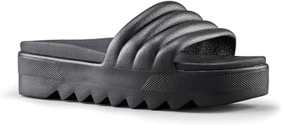 COUGAR Womens Pool Party Sandal, Black All Over, 9