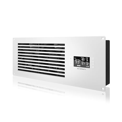 AC Infinity AIRFRAME T7-N White, High-Airflow Cooling Fan System 17"