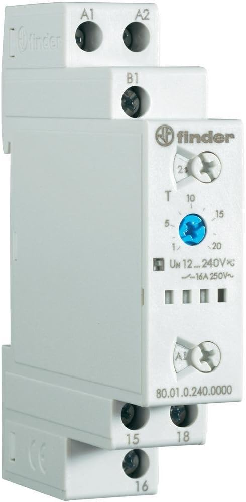 Time delay Relay Finder 80.01.0.240.0000-1 Multifunction Time Range: 24 h max 1 Inverter RT 1 pcs