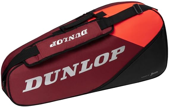 Dunlop Sports CX Performance Tennis Bag, Red/Black - 3-Racket