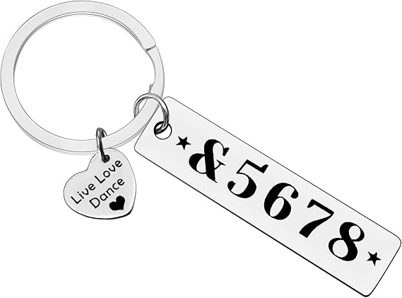 Xiahuyu Dance Teacher Gifts Keychain Dance Teacher Appreciation Gift Dance Team Gift Dance Instructor Gift Dance Mom Gift Christmas Birthday Gifts Thank You Gift for Dance Teacher