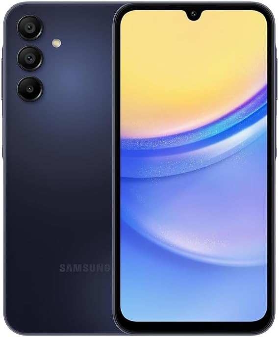 Samsung Galaxy A15 5G (64GB, 2024) 6.5" 90Hz AMOLED, 50MP Camera, 4G Volte (Fully Unlocked International Model for AT&T, T-Mobile, Verizon, Global) A156U (Blue Black)