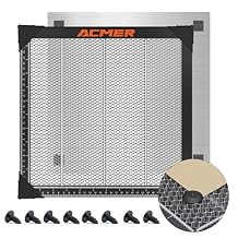 ACMER Honeycomb Laser Bed, Honeycomb Working Table with Aluminum Panel, Cutting Table for Laser Engraver Cutting Machine, Fast Heat Dissipation and Desktop Protection 300x300