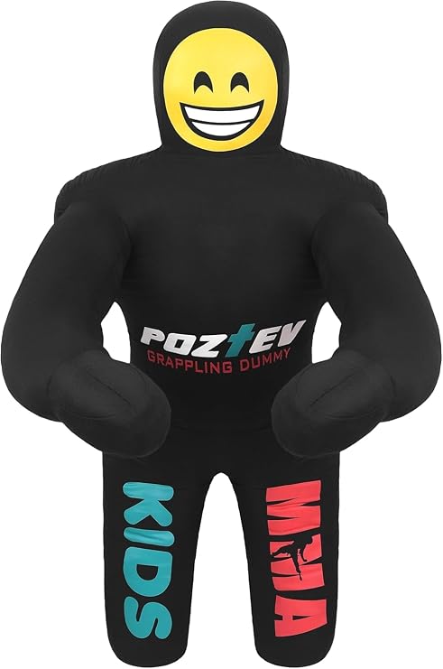 Kids Grappling Dummy 3ft Unfilled Wrestling Dummy, MMA & Jiu Jitsu Dummy Training for Youth