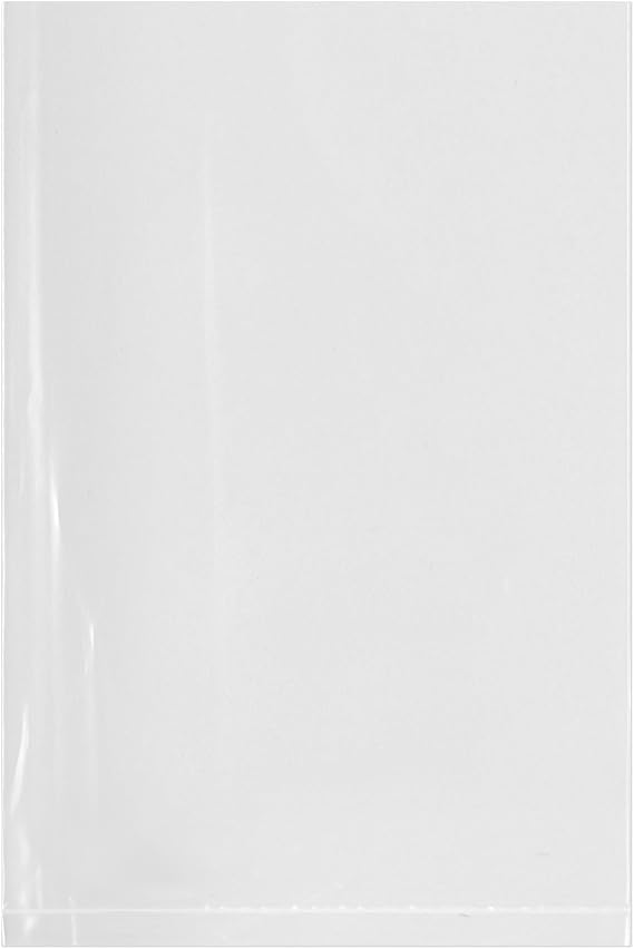 Plymor 4 x 6 inch, 2 Mil Flat Open Clear Poly Bags (Case of 1,000) | For packaging products, apparel accessories, gifts & retail goods; heat-sealable food-grade LDPE plastic