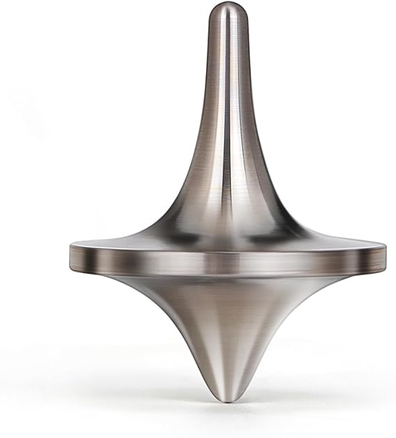 HAMMERSMITH Spinning Top from Movie to Reality, Just-Right Tactile Experience, The Totem Worth Collecting (Stainless Steel/Classic Line)