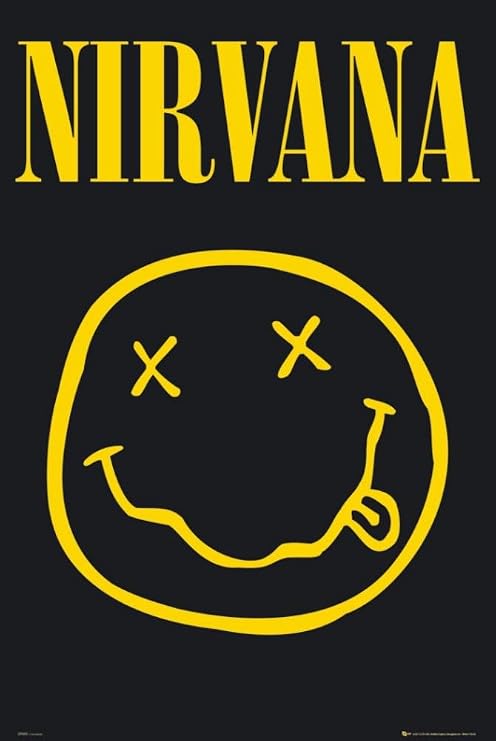 GB Eye Nirvana Smiley Poster
