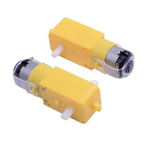 2Pcs Gear Motor Dual Shaft for Smart Car Robot Arduino (Pack of 2) CYT1037