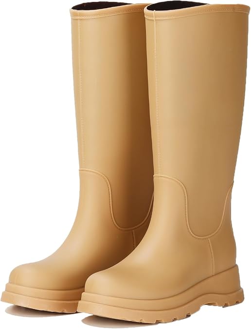 Rain Boots Women Mid-calf Boots Waterproof Rain Shoes Outdoor Garden Shoes