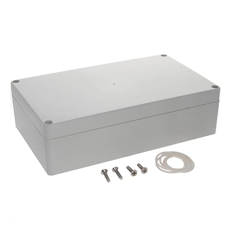 Fielect Junction Box, ABS Plastic IP65 Waterproof Electrical Box Case Universal Electrical Project Enclosure, 7.87" x 4.72" x 2.17"