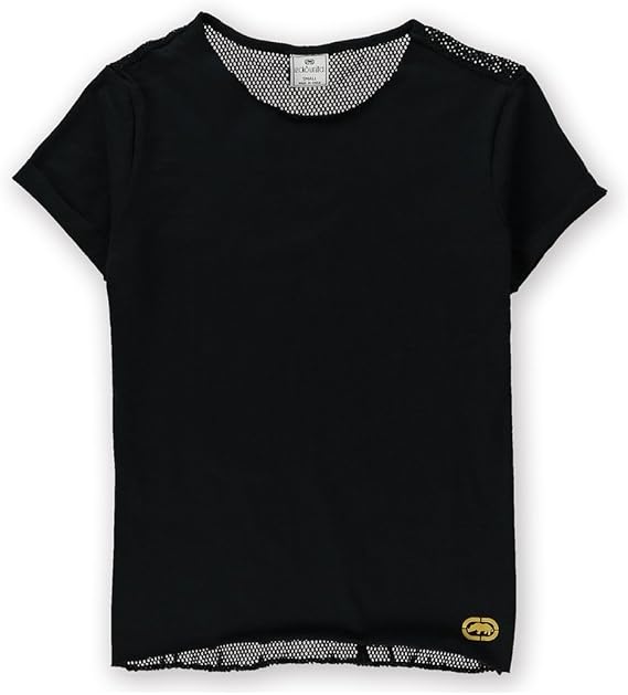Ecko Unltd. Womens Mesh Back Graphic T-Shirt