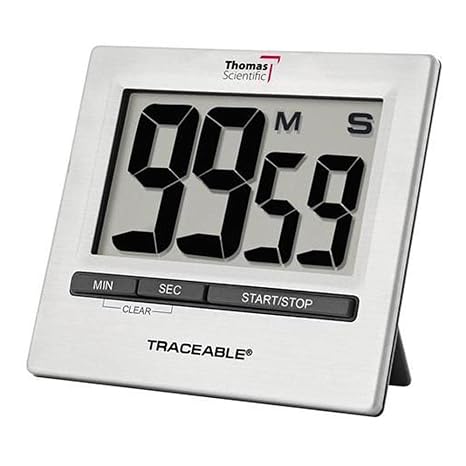 Thomas 5011 Traceable Giant Digit Countdown Timer, 0.01 Percent Accuracy, 3 Width x 3-13 Height x 12 Depth