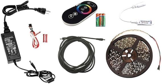 Carefree SR0112 Universal Color with White LED Add-On Awning Light Kit with Remote - White