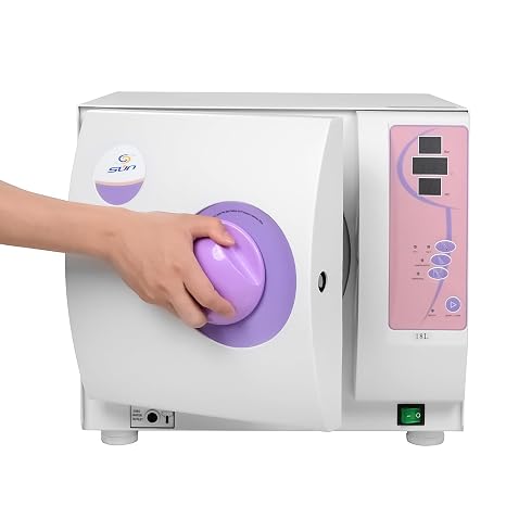 16L/18L /23L Stainless Sterilizer Steam Desktop Automatic Mini Sterilizer Autoclave Machine for Lab Equipment (18L)