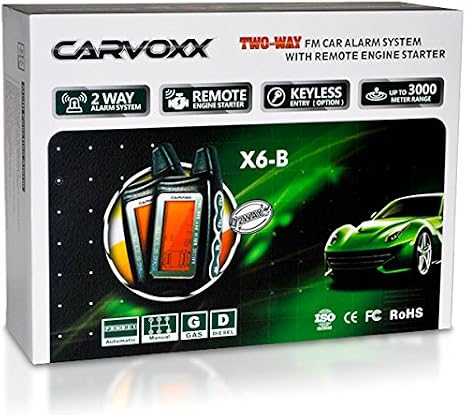 2 Way Car Truck Security Alarm with Remote Engine Start Fits All Car and Trucks
