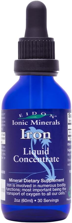 Eidon Ionic Minerals - Iron Liquid Concentrate - 2 fl oz
