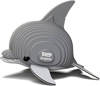 EUGY 021 Dolphin Eco-Friendly 3D Paper Puzzle [New Seal]