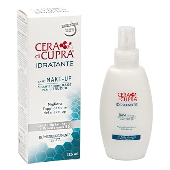 CERA DI CUPRA Moisturizing Fluid Make-Up Base. Optimal Hydratation to the Skin and Improves make-up application (4.2 Fl Oz / 125 ml)
