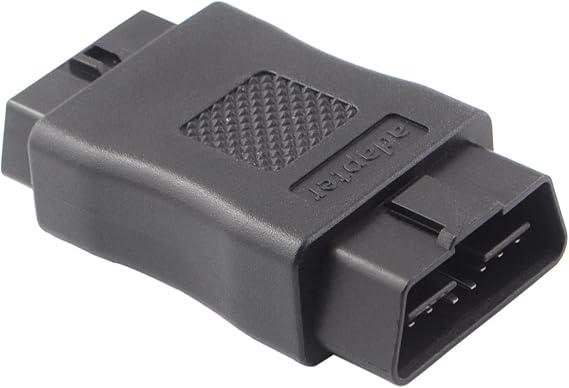 OBD2 OBDII Full 16 Pin Male to Female OBD Cable Splitter Converter Adapter for Diagnostic Port Extender (Black)