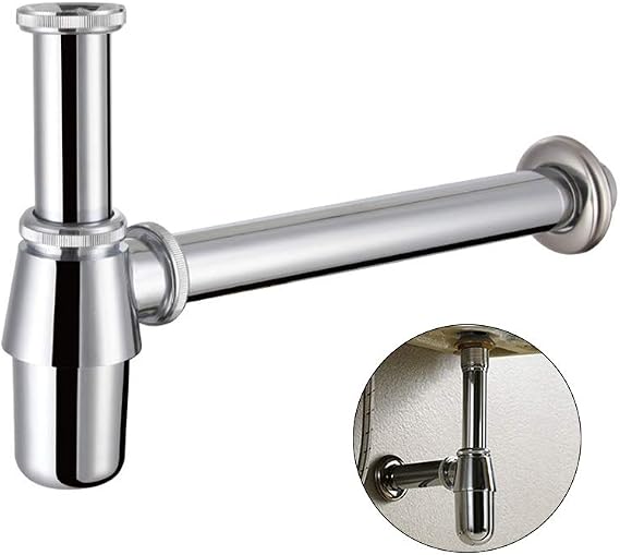 Chrome 1-1/4 Bottle trap Basin Sink Drain Kit Vessel