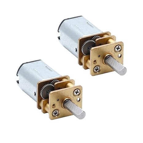 2PCS DC 6V 30RPM N20 3mm Shaft Mini Metal Gear Motor