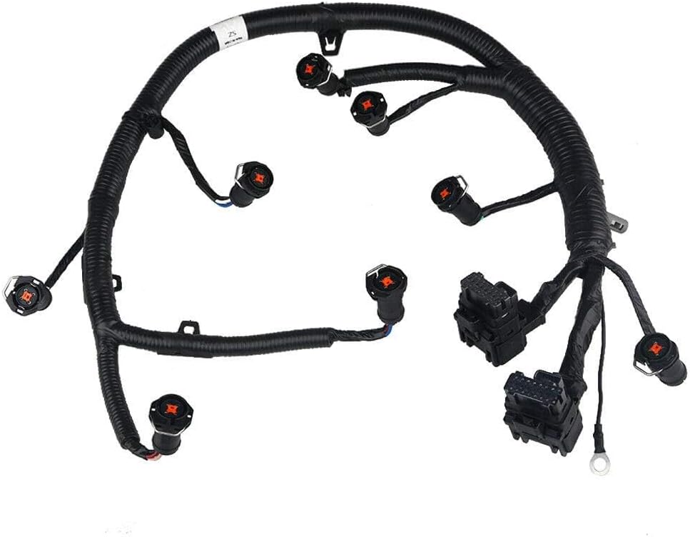 5C3Z9D930A FICM Engine Fuel Injector Complete Wire Harness Fits 6.0L Diesel 2004-2005 Ford Excursion  2003-2007 F250, F350, F450, F550