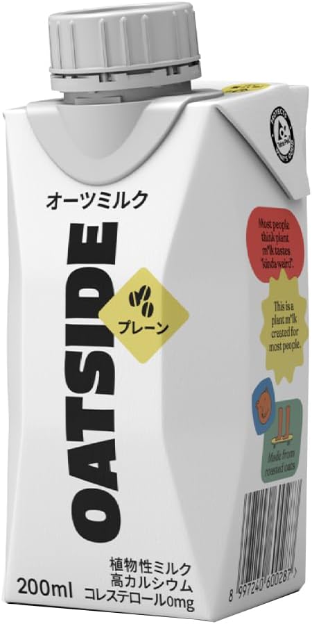 Oatside Oatside Oat Milk Plain 6.8 fl oz 200 ml x 36 Bottles