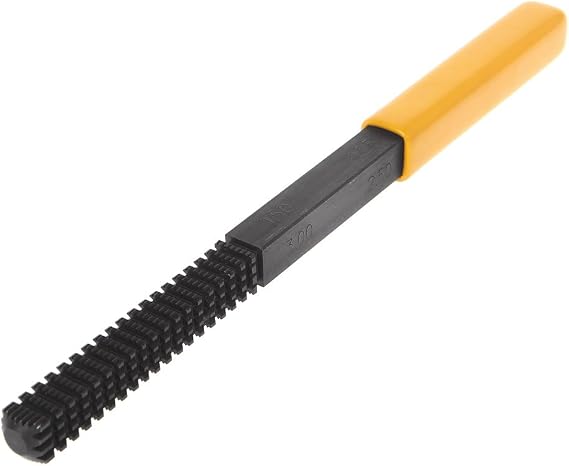 tegongse Hand File, Thread Repair Restoration File, Thread Teeth, Square