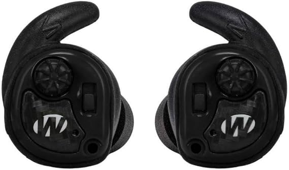 Walker's Isolator in-Ear Electronic Hearing Protection Earbuds 25 NRR with Amplified Sound Awareness, Secure-Lock Fit